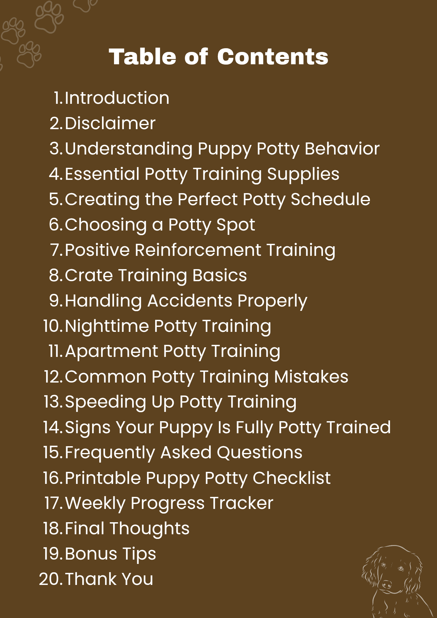 The Complete Puppy Potty Training Guide
